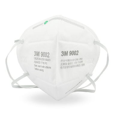 3M 环保装9002折叠式防护口罩(头带式/标准号)