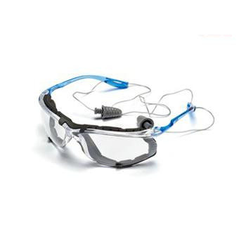 3M 防护眼镜11872 有线耳塞控制系统 防雾镜片 20副/件