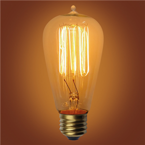 ST58 vintage edison light bulb