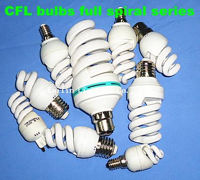CFL full spiral bulbs