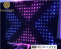 RGB Vision Curtain P10CM  fireproof led curtain for wedding background
