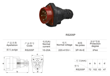 Industry Plug RS205P