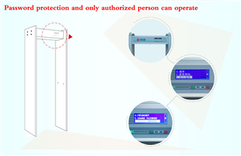800A Walk Through Metal Detector