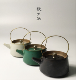 高端礼品和瓷 提梁茶壶 -1002