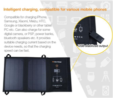 7 W Solar foldable Portable Charger