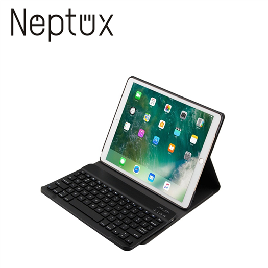 Factory Outlet 10.5 inch USB Charge PU Leather Case Blue Tooth Wireless Keyboard for Ipad 10.5 FT-10