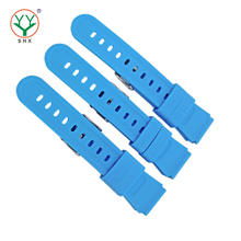 592-20mm flat silicone strap factory sale
