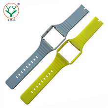 474 organic  watch band continuous silicone strap factory sale