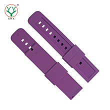 591-22mm flat silicone strap factory direct sale