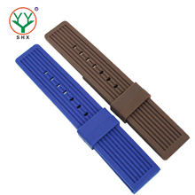 599-22mm  flat  silicone strap factory directsale