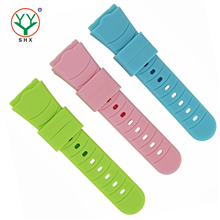 526-19mm  curved silicone strap factory direct sale