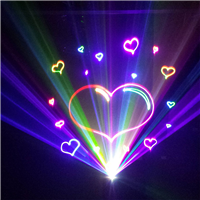 dj disco laser light 8w full color Animation Laser light RGB laser show lighting