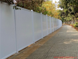 PVC围墙 塑钢围墙
