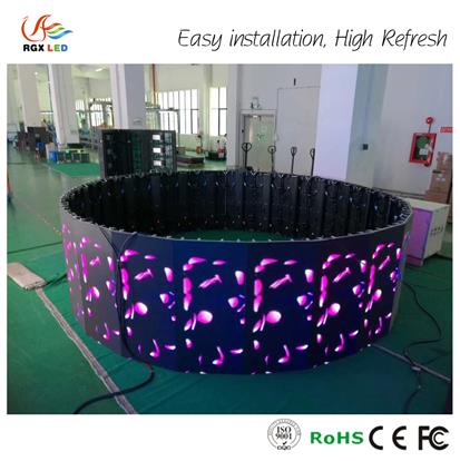 P10mm curved led display