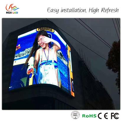 P10mm curved led display