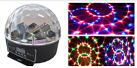 LED Colorful Crystal Magic Ball & Remote Control