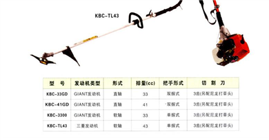 韩国巨人割灌机系列产品