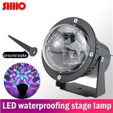 	High quality LED waterproof stage projection lamp RGB effect lamp EU/US plug bar dance scene lighti