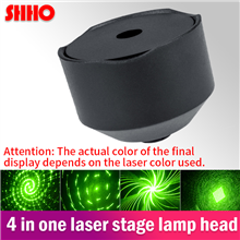 High quality laser lampshade stage light accessories four in on mode projection pattern not include 