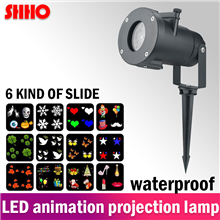 High quality remote control LED projection light 6 kinds animation pattern waterproof IP65 KTV party