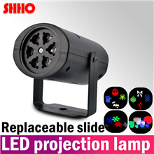 High quality LED module RGB 4 kinds of pattern can change stage lamp projection light self control d