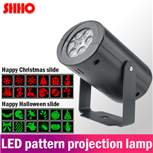 Hot sale LED module RGB 3W 12 kinds of patterns stage lamp projection light Christmas and Halloween 