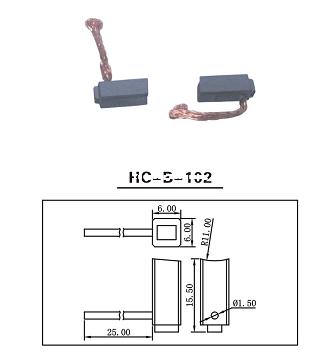 HC-B-102 長安6350冷凝風(fēng)扇碳刷