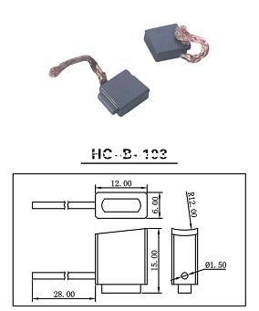 HC-B-103 70鼓風(fēng)電機(jī)碳刷