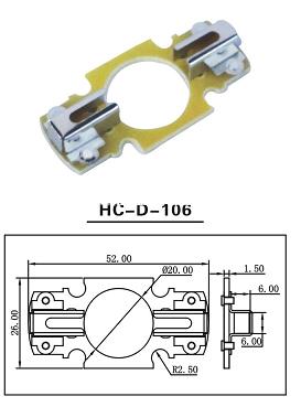 HC-D-106 60暖風(fēng)電機(jī)刷架