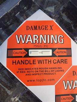 DAMAGE X Orange 75G Seismic Label