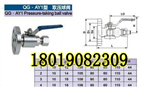 QGAY1-64LP卡套式法兰取样球阀