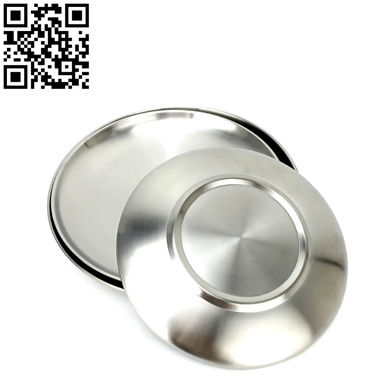 304圓形烤盤（Stainless steel Plate）ZD-YP27