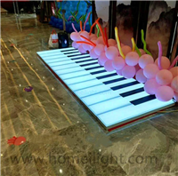 LED piano induction floor