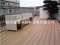 青海西宁环保优质塑木地板/户外地板/实心空心塑木地板专业生产销售商
