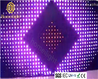 P18CM全彩视频布DJ直播LED背景布动态背景墙