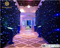 Red   Blue and white lights LED star curtain