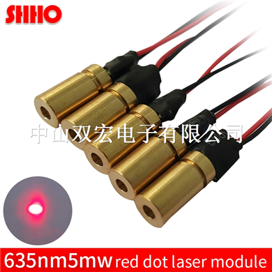 High quality 635nm 10mw red dot laser module red light pointer adjustable spot locator diameter 6mm 