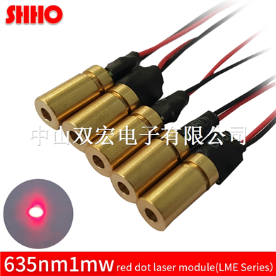 Adjustable spot 635nm 1mw Red dot laser module safely red light 3V to 5V APC driver low power indust