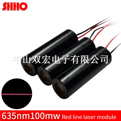 635nm 100mw red line laser module red laser marking industrial grade production locator cutting dist