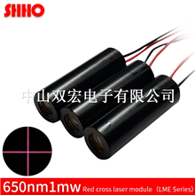 High quality LME Series 650nm 1mw red cross laser module product size 9*21mm industrial class red la