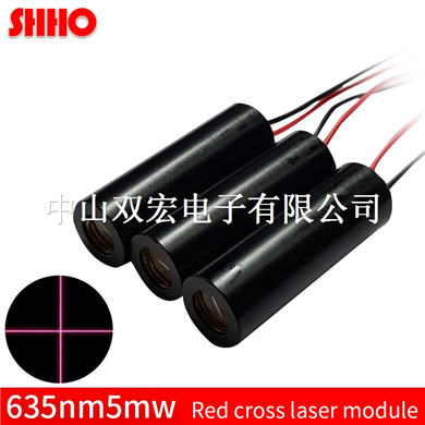 Hot sale 635nm 5mw red cross laser module industrial class laser level positioning laser head transm