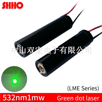 High quality LME Series 532nm 1mw green dot laser module long distance laser positioning locator acc