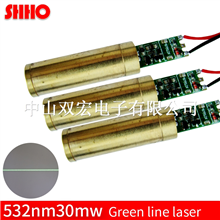 High stable 532nm 30mw green line laser module industrial grade green laser positioning laser markin