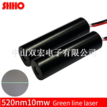 High quality 520nm 10mw green line laser module industrial class positioning laser locator transmitt