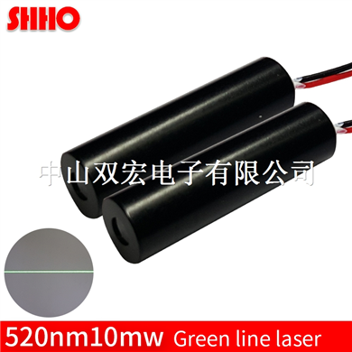 High quality 520nm 10mw green line laser module industrial class positioning laser locator transmitt