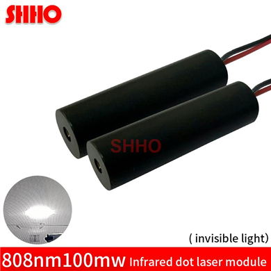 Discount invisible light 808nm 100mw infrared dot laser module 10*30mm IR signal transmitter radar r