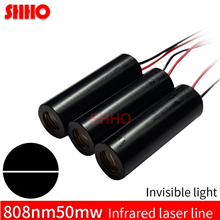 High quality 808nm 50mw infrared line laser module IR laser positioning at light laser the night vis