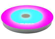 RGB LED 圆形感应地砖