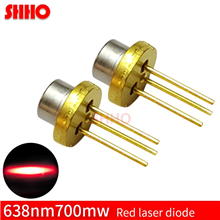 Performance stability high power high quality TO18/5.6mm 2.5V 638nm 700mw red laser diode laser semi