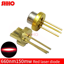 Laser semiconductor TO18/diameter 5.6mm 2.4V 660nm 150mw red laser diode high power laser light lase